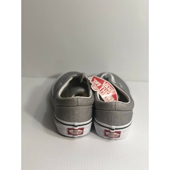 Vans Era Silver True White Classic Womens Sneakers - Picture 5 of 9